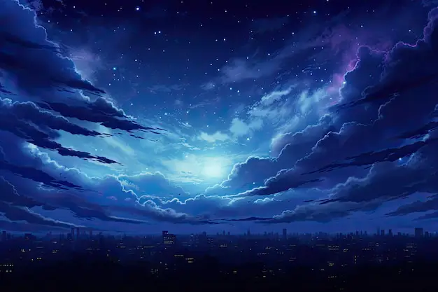 Pemandangan indah dari dunia anime dalam resolusi tinggi Wallpaper pemandangan anime 4K