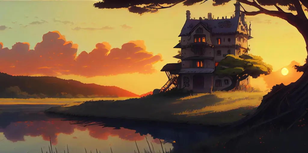 Gambar pemandangan anime resolusi 4k