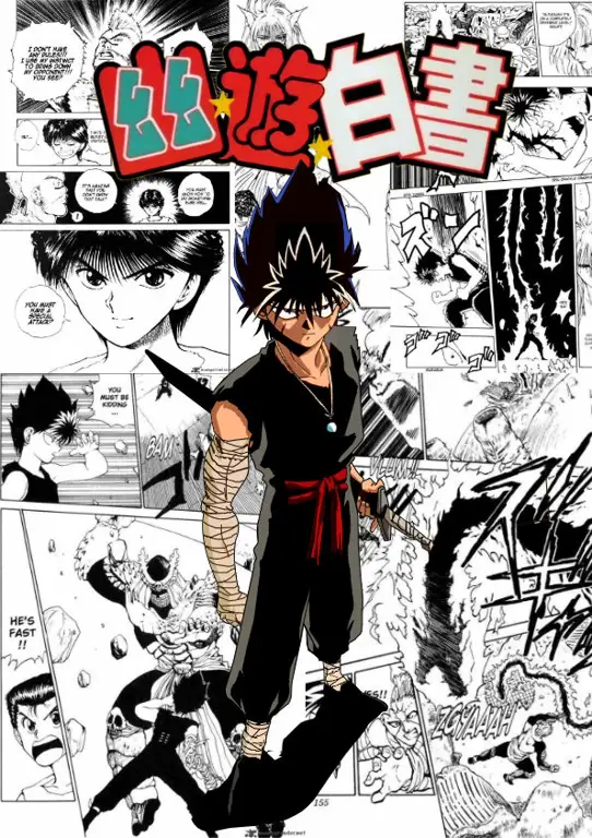 Poster Resmi Yu Yu Hakusho Poster anime Yu Yu Hakusho