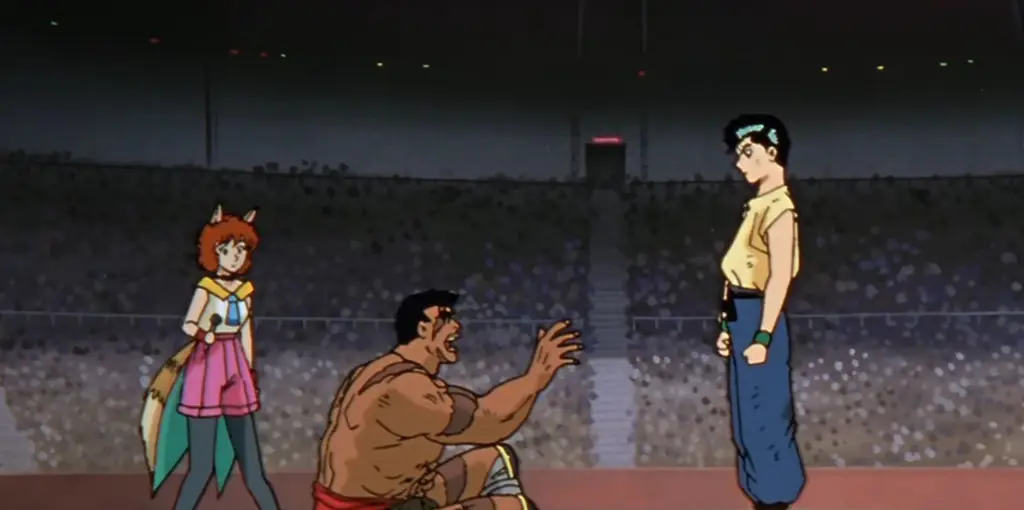 Pertempuran Sengit di Dunia Roh Adegan turnamen dalam Yu Yu Hakusho