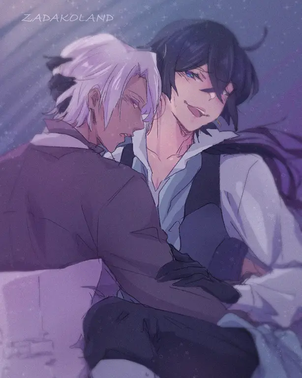Vanitas dan Noé, karakter utama anime Vanitas no Carte Gambar Vanitas dan Noé dari anime Vanitas no Carte