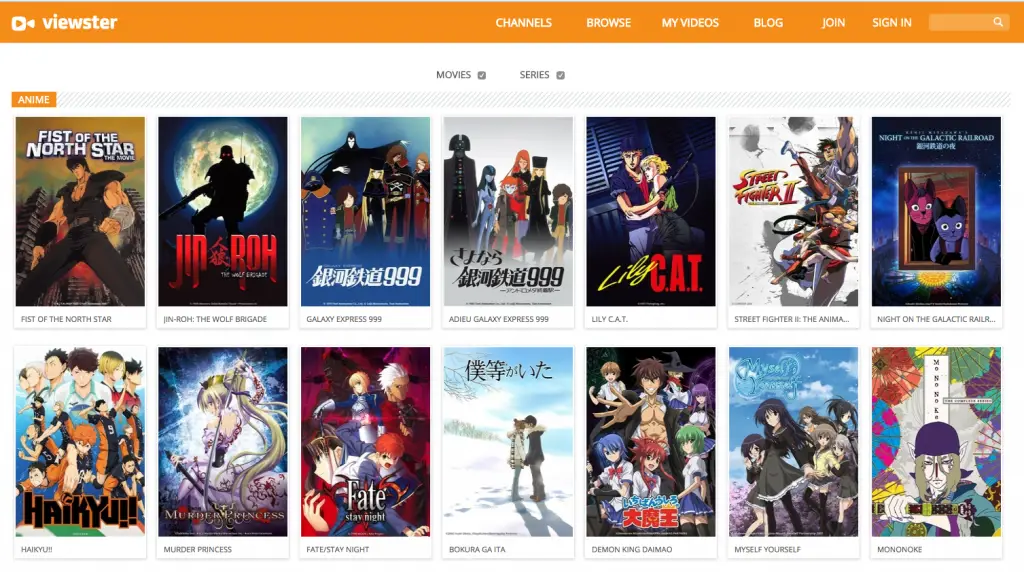 Situs Streaming Anime Pilihan Antarmuka situs streaming anime