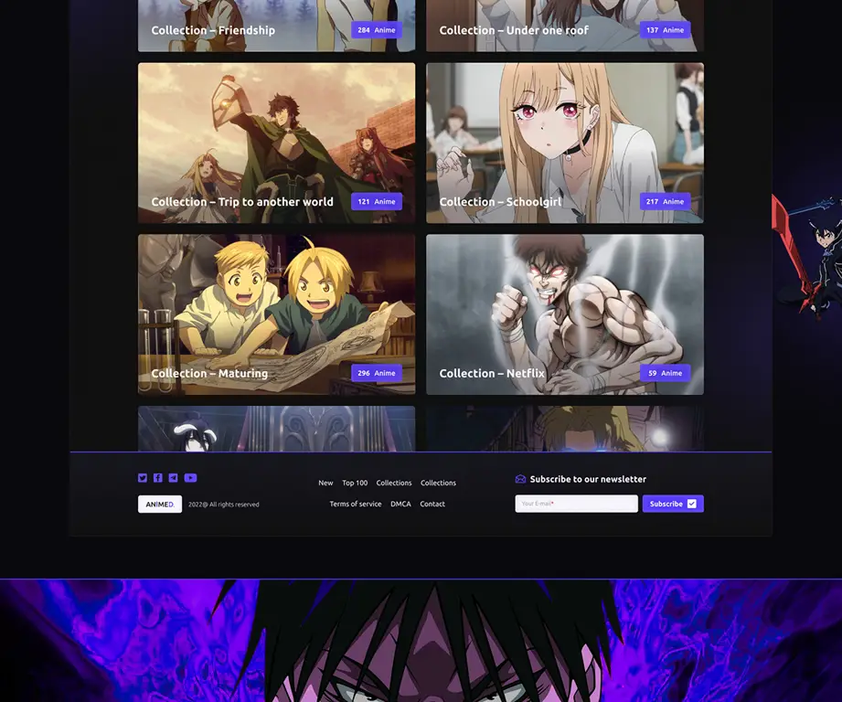Antarmuka Aplikasi Streaming Anime yang Ramah Pengguna Gambar antarmuka aplikasi streaming anime yang bagus dan mudah digunakan