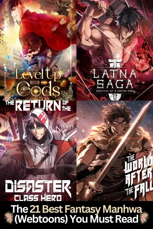 Dunia Fantasi yang Menakjubkan Gambar berbagai anime dan manhwa bergenre fantasi