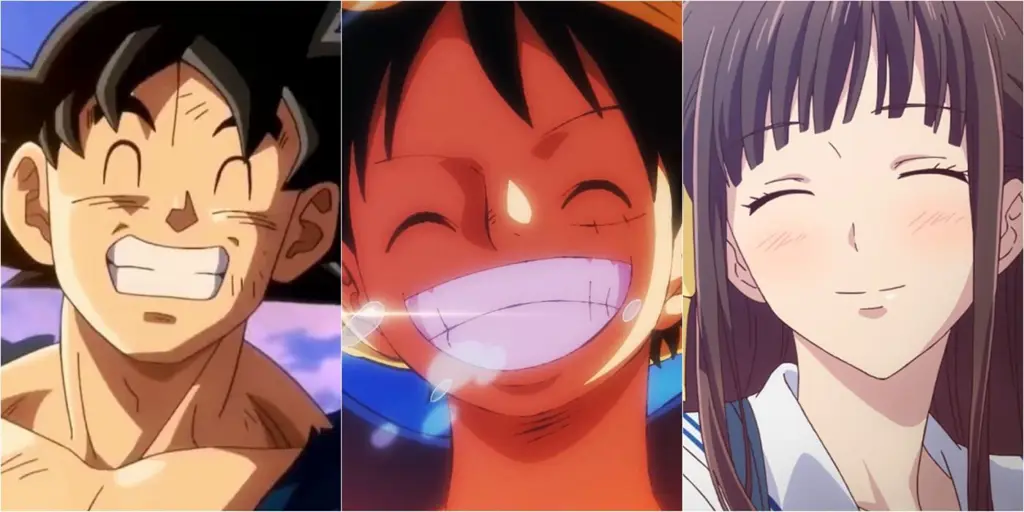 Penggemar Anime yang Bahagia Gambar penggemar anime yang sedang menikmati anime